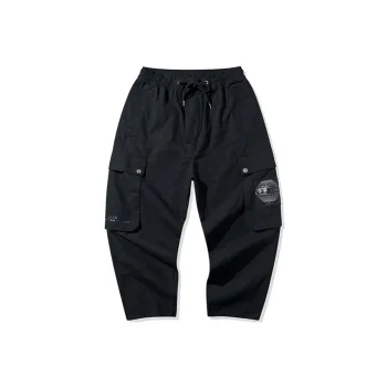 LiNing Paris Fashion Week Collection Cargo Pants Men Black