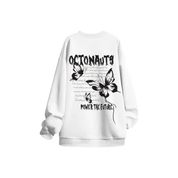 Small Columns Under The Sea Sweatshirt Unisex Light Gray