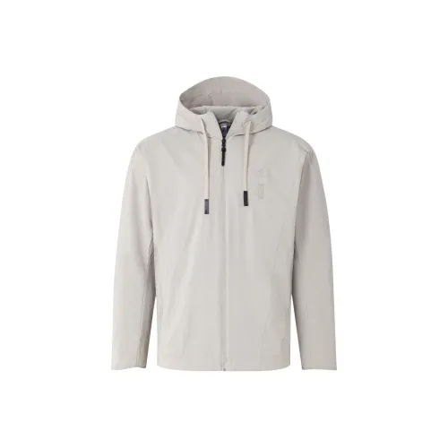 Adidas Wuji Series Wuji running Woven Jacket Jackets & Coats Men's Sesame Earth