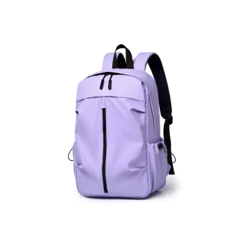 ZOGA Nylon Fabric Backpack Unisex Gray Lemon/Rubber Pink/Taro Purple/Fruit Infused Orange/Bamboo Green
