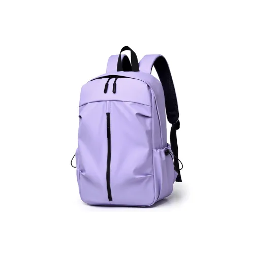 ZOGA Nylon Fabric Backpack Unisex Gray Lemon/Rubber Pink/Taro Purple/Fruit Infused Orange/Bamboo Green