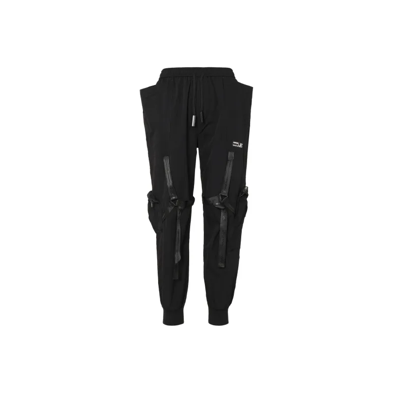 ENSHADOWER Casual Pants Unisex Black-0