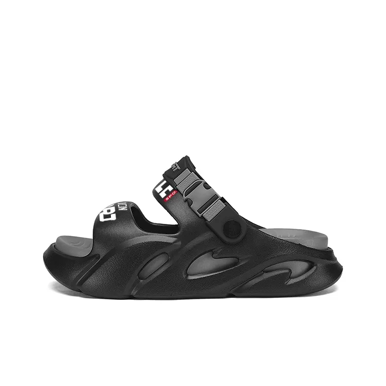 CAMOSI Beach Sandals Unisex Black Gray/White Black/Orange/Mint Green-0