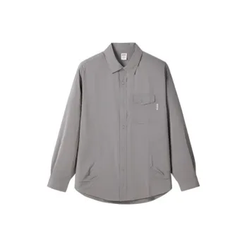 OUTDOOR PRODUCTS Breathable UV Protection Sun Protection Clothing Men's Glacier Gray