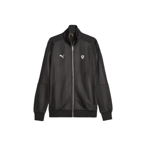PUMA Scuderia Ferrari Style T7 Veste De Survêtement T7 Scuderia Ferrari Style Jacket Men's Black
