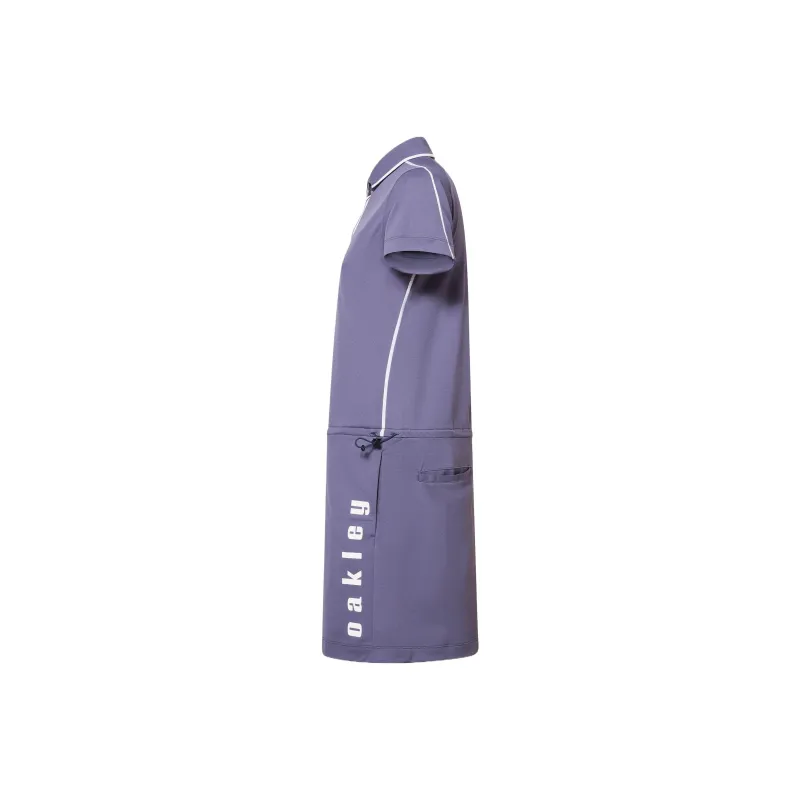 Oakley Short Sleeved Dress Women's Purple-2