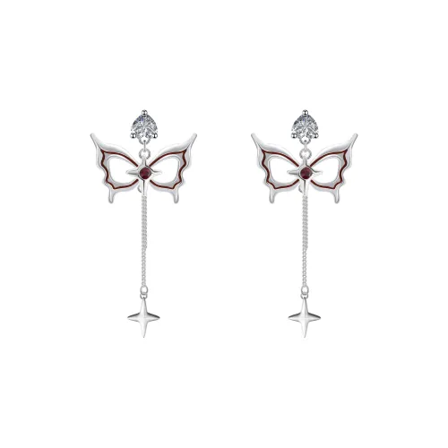 KEYS VIA Copper Alloy Stud Earrings Women's