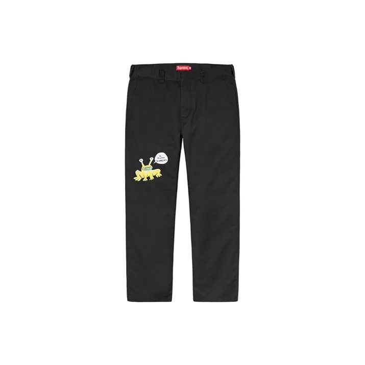 Supreme Daniel Johnston Embroidered Work Pant-0