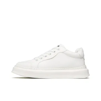 HD Slip Resistant, Abrasion Resistant, Lightweight, Breathable Low Top Skateboard Shoes Men's White
