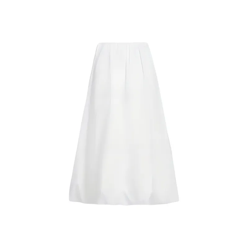 OROI Casual Long Skirt Women's White-1