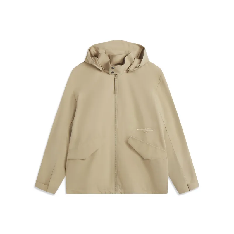 LiNing Sports Life Collection Jackets Coats Men's Ochre Khaki-0