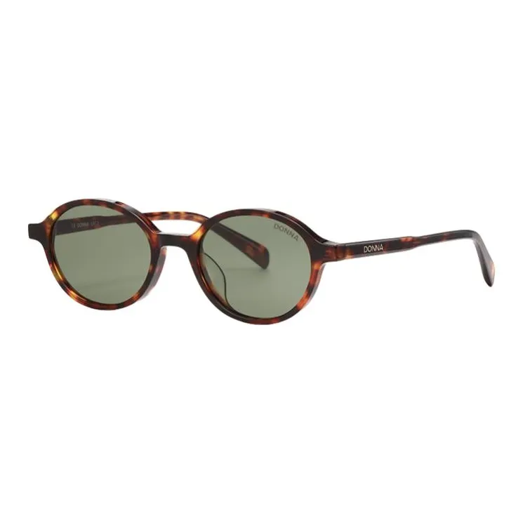 Do Na Plate Frame Oval Sunglasses Unisex-0