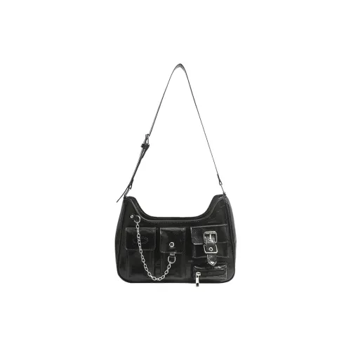 Juju Jimmy PU Shoulder Bag Regular Women's Black