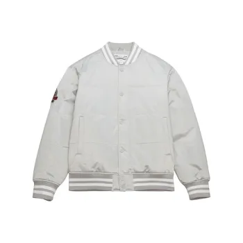 Mitchell & Ness BRANDED ENERGY Jackets & Coats Men's Light Gray