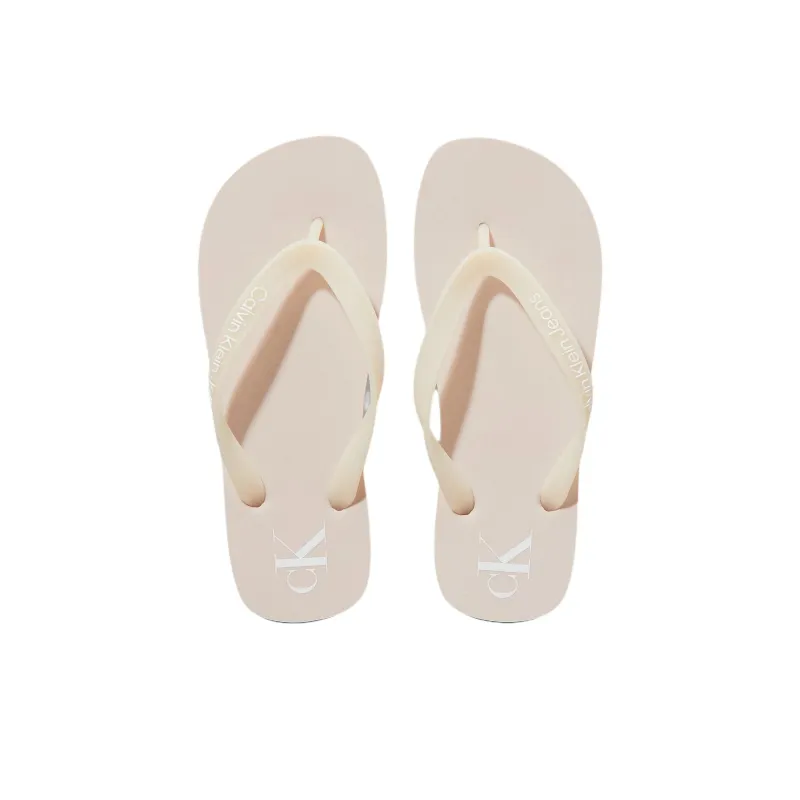 CKJ CALVIN KLEIN JEANS Flip Flops Women's White-3