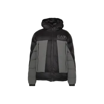 EMPORIO ARMANI EA7 FW23 Puffer Jacket Men's Black