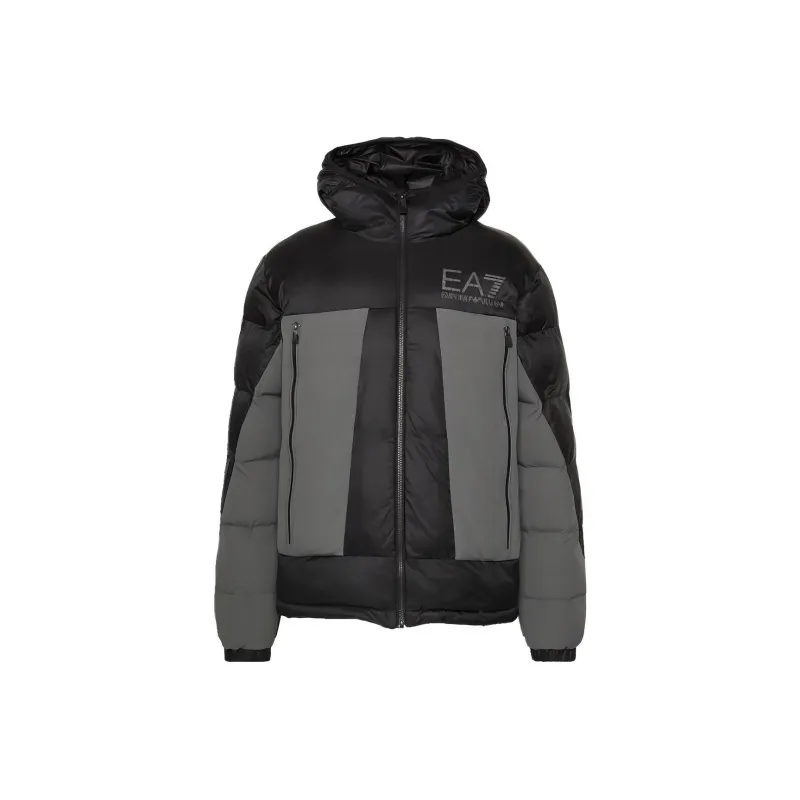 EMPORIO ARMANI EA7 FW23 Puffer Jacket Men's Black-0