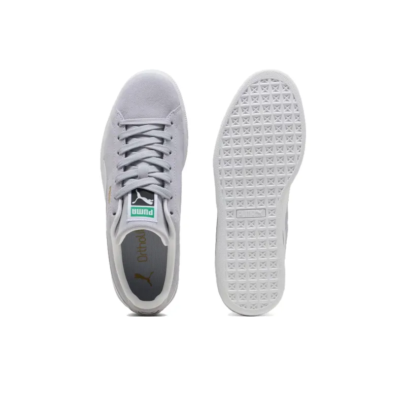PUMA Suede Classic Anti Slip Wear Resistant Low Top Skateboard Shoes Women's Gray-3