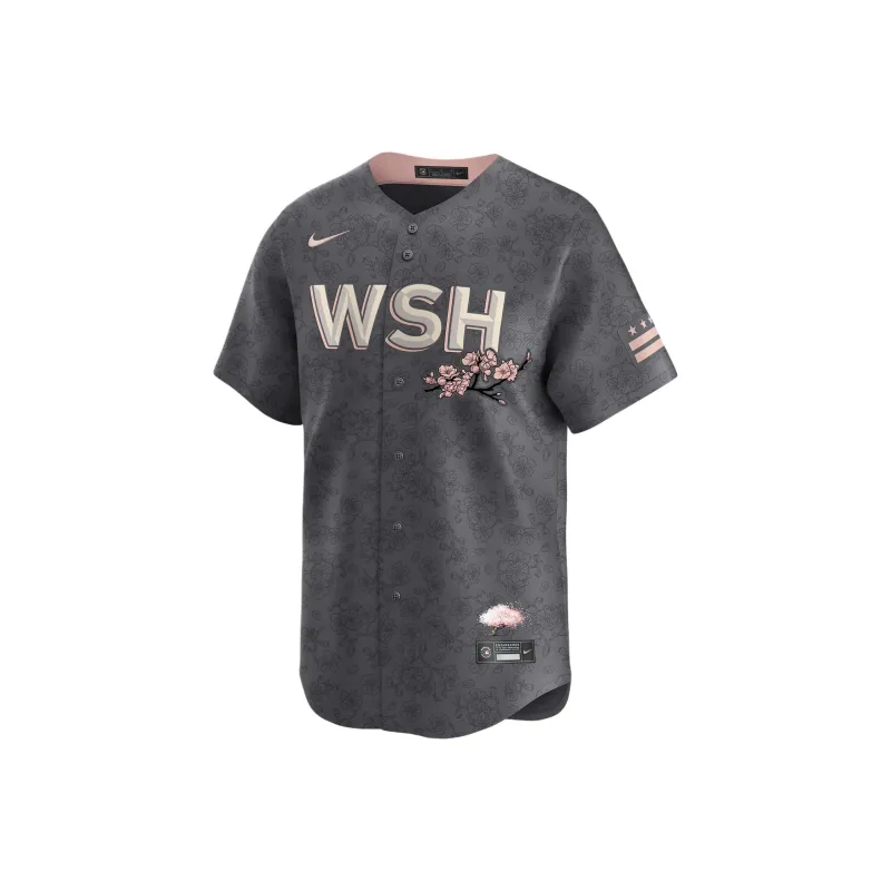 Nike Washington Nationals City Connect Baseball Jacket Unisex Gray-0