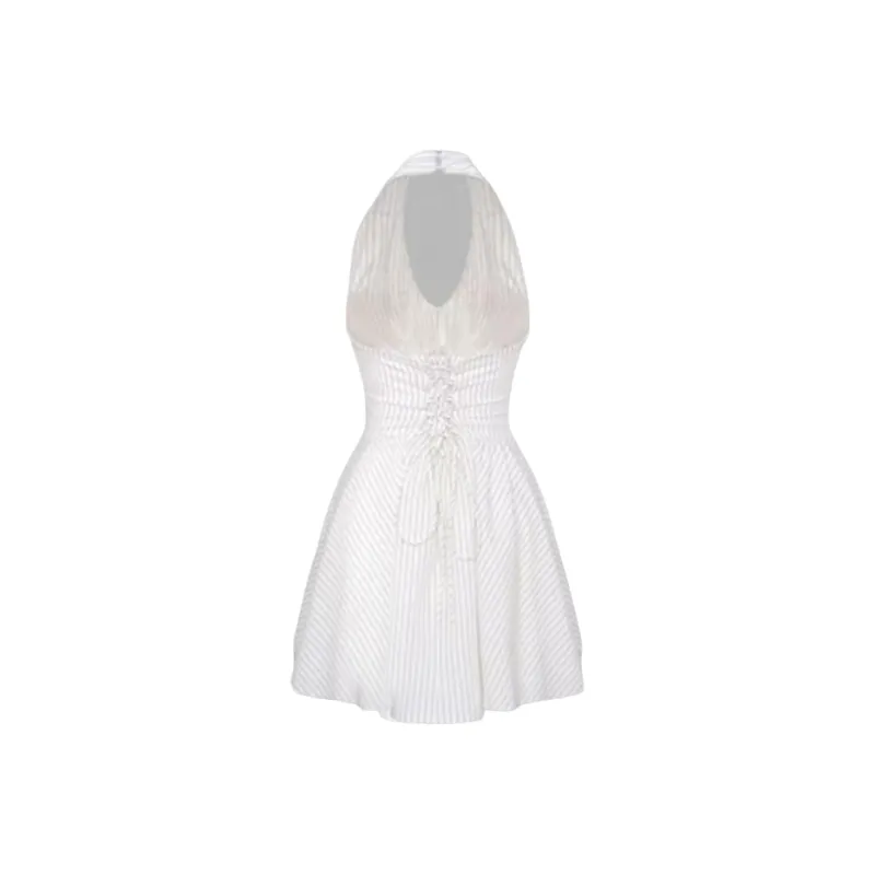 COMMA GIRL Sleeveless Dress Women's White-1
