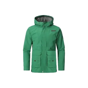 Columbia Hiking Waterproof And Windproof Windbreaker Jacket Men's Green