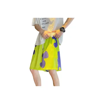 TESTUNG Fashion Casual Shorts Unisex Fresh Green