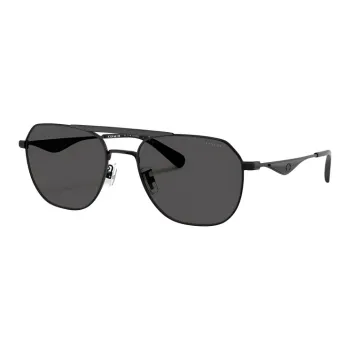 COACH Resin Aviator Sunglasses Unisex Black