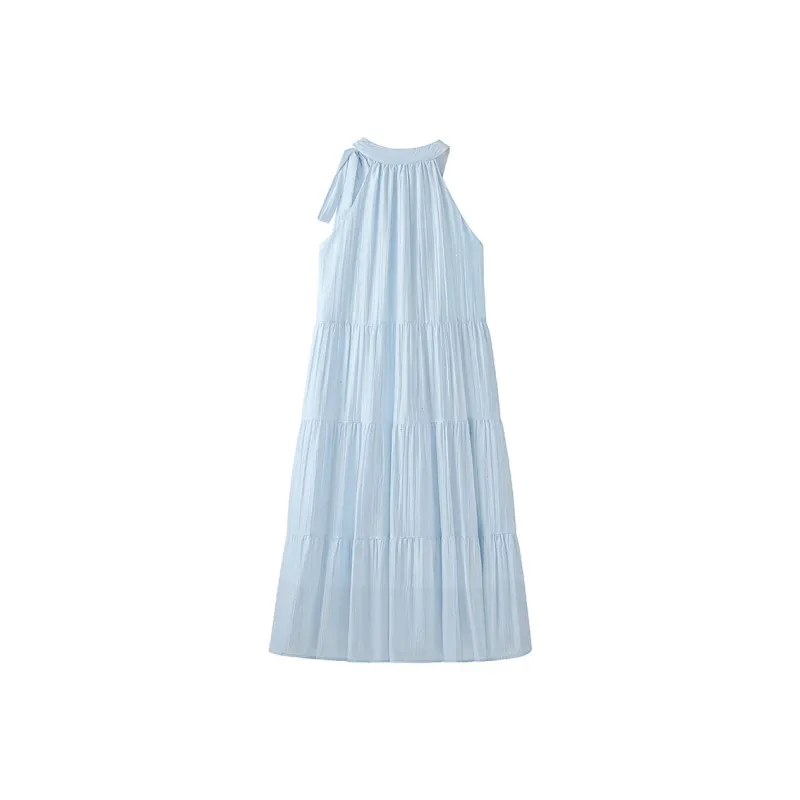 Cypress House Sleeveless Dress Women's Light Blue-1