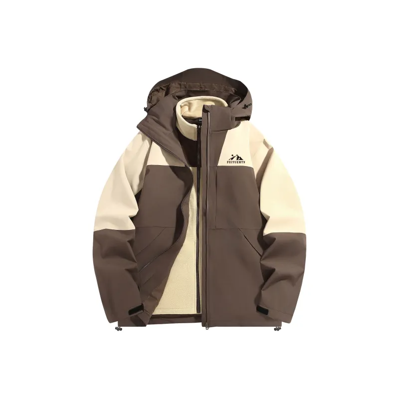 Feiyue Water-Resistant Windproof Warm Water-Repellent Cold-Resistant Windbreaker Jacket Unisex-18