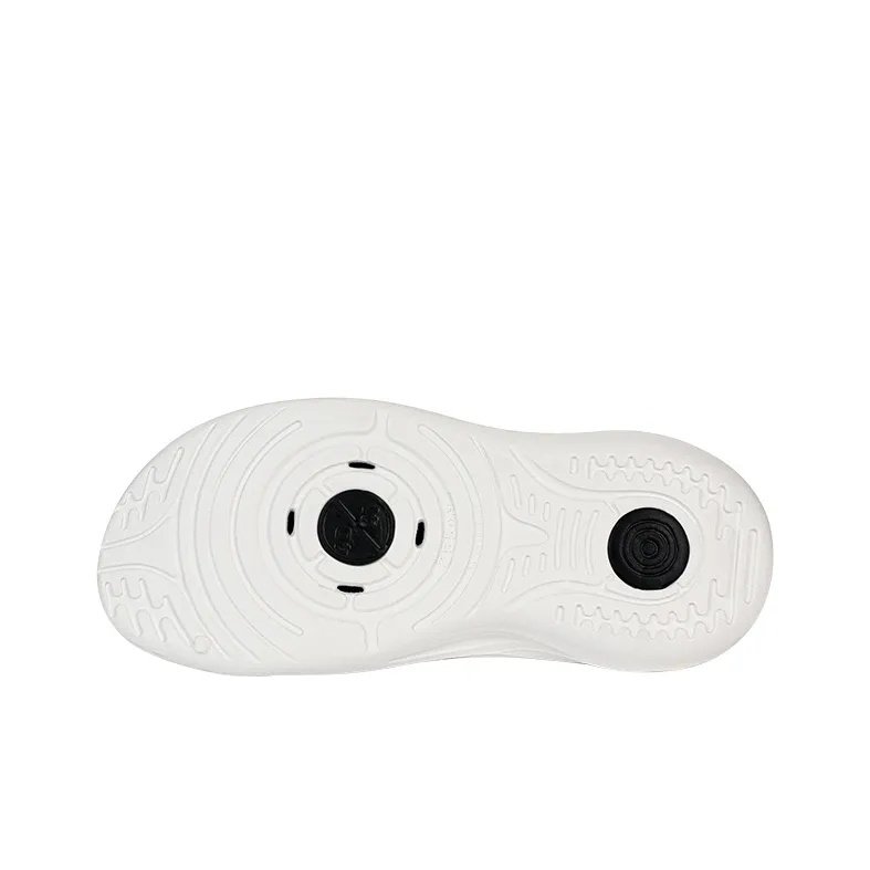 RSL Cut Out Quick Dry Slide Slippers Unisex White Black-4