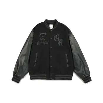 Guuka Baseball Jerseys Unisex Black