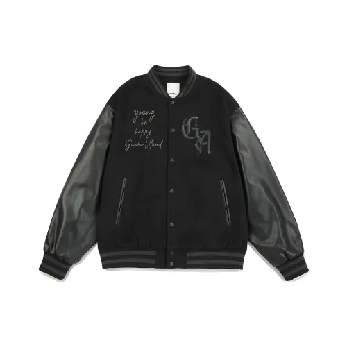 Guuka Baseball Jerseys Unisex Black