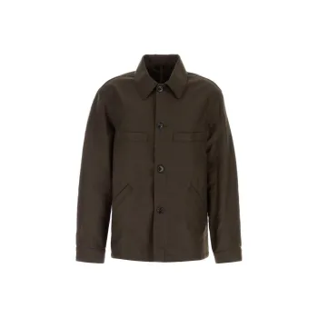 Lemaire Single Breasted Straight Hem Shirt Jacket