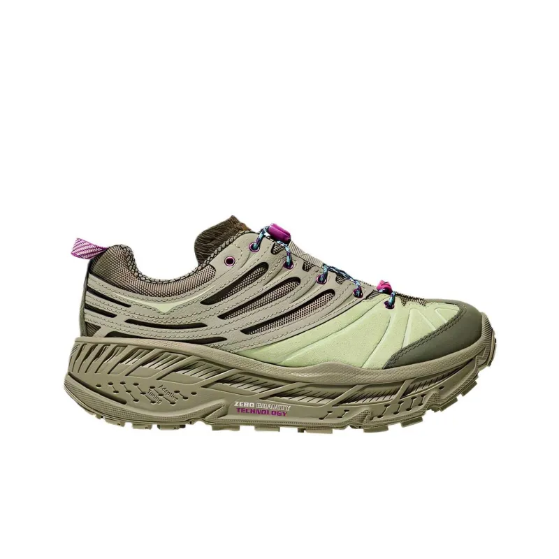 HOKA ONE ONE Stinson Evo OG Low Top Running Shoes Unisex Seaweed Green-1