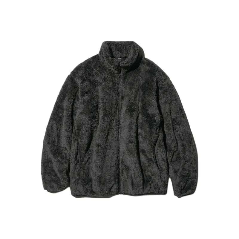 UNIQLO Velvet feel Coat Unisex Dark Gray-0