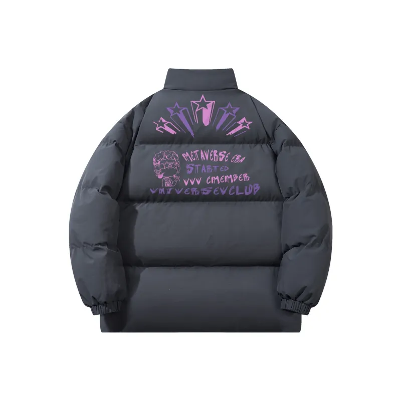 VniVerseVClub Puffer Jacket Coat Unisex-10