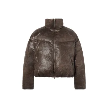 ROCAWEAR Down Jacket Unisex Brown