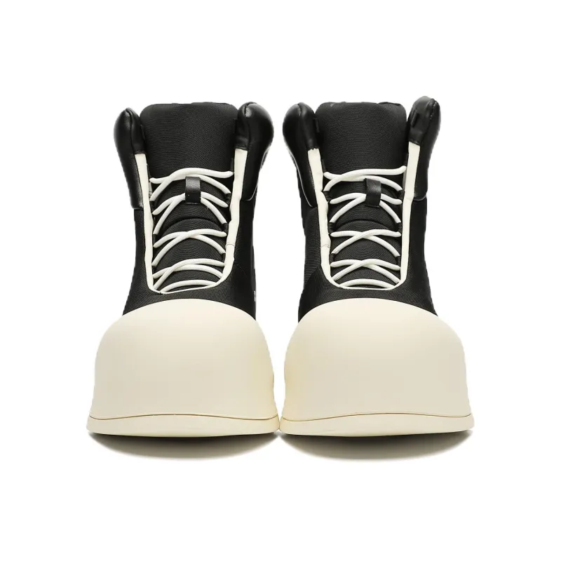 MOMGOG Ankle Boots Unisex Black-3