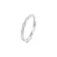 Mobius Loop Plain Band Women's Ring[S999 Fine Silver]