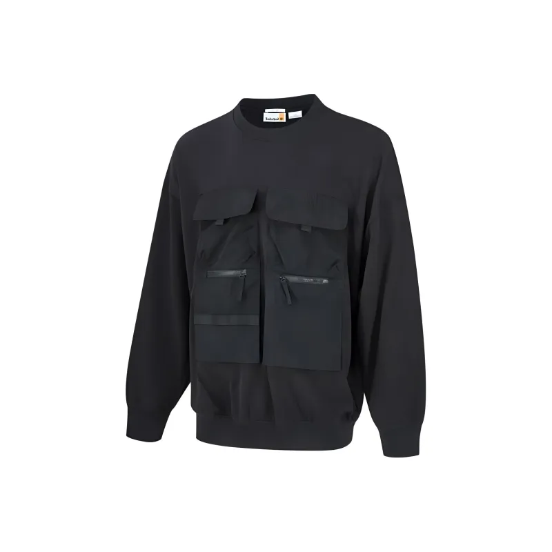 Timberland EDIA UTILITY CREW NECK Sweatshirt Unisex Black-0