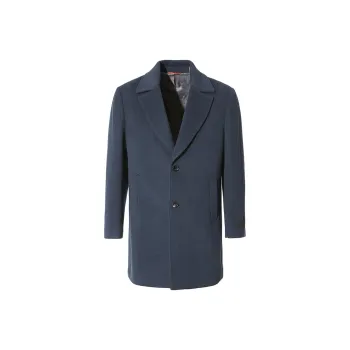 DIDIBOY Coats Men Gray Blue