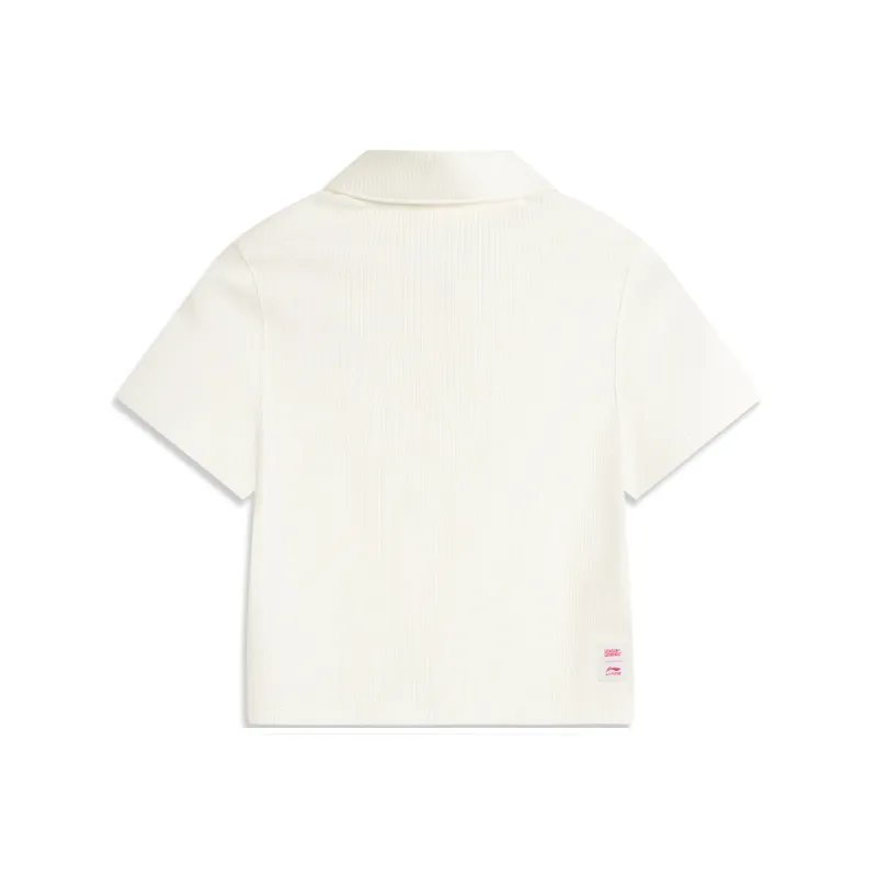 LiNing x LEAGUE OF LEGENDS Sports Life Collection Polo Shirt Women's Ivory-1