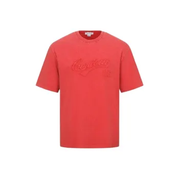 URBAN REVIVO T Shirts Men Red