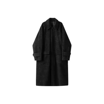 WILLIAM FOX&SONS Coats Unisex Black