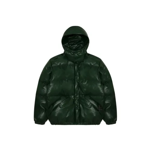 Aape Quiled Faux leather Down Jacket