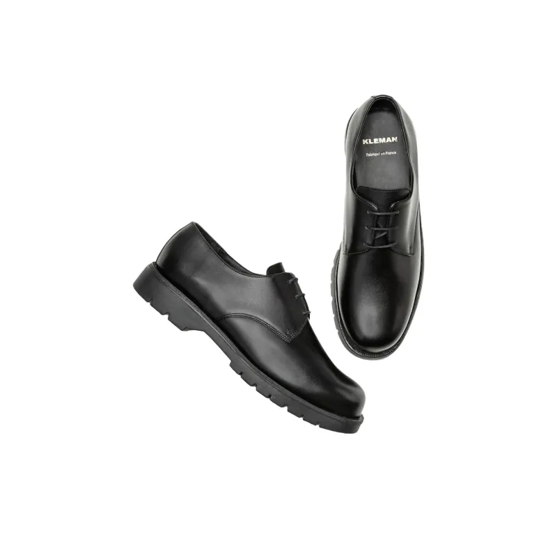 KLEMAN CLEON MANUFACTURE DORMANCE P1 Abrasion Resistant Low Top Casual Shoes Unisex Black-3