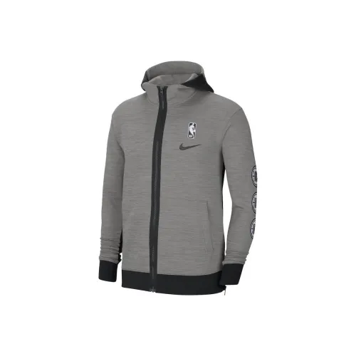 Nike Authentic Showtime Performance Jacket Los Angeles Clippers Unisex Mixed Color Charcoal