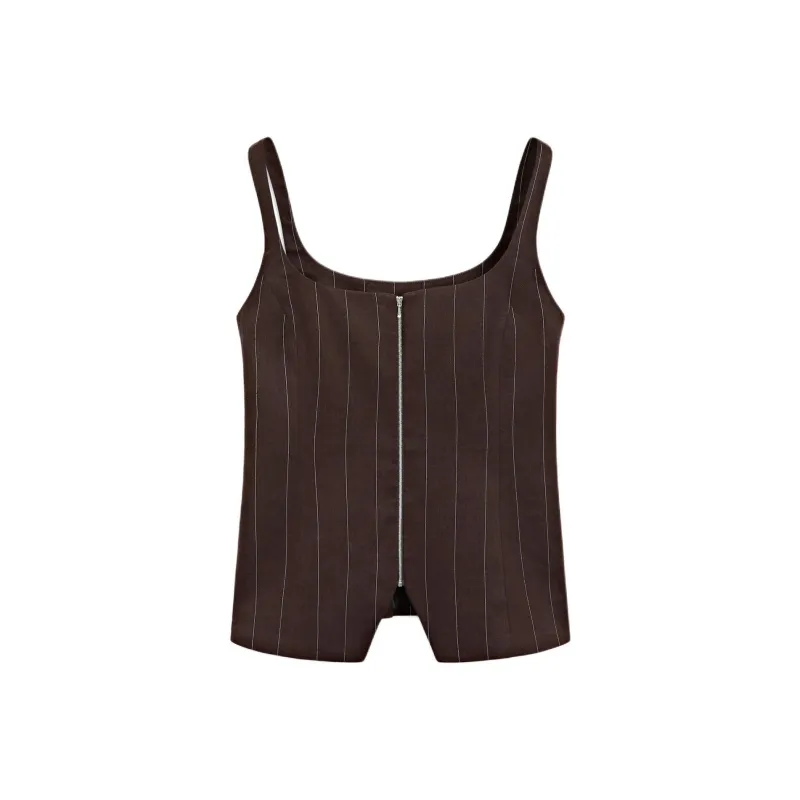 Massimo Dutti Tank Top Women's Red-1