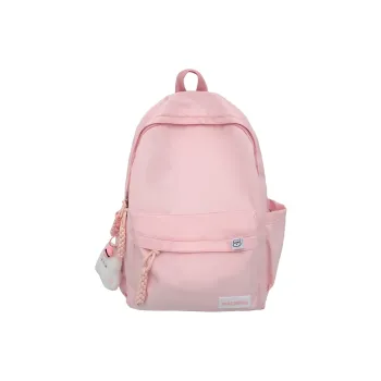 URBAN FOREST Nylon Backpack Unisex Pink/Yellow/Blue/Red/Black/White