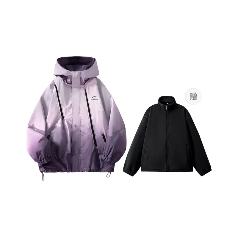 FORIDER Water Resistant Windproof UV Protection Windbreaker Jacket Unisex-16